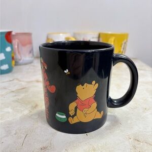 Winnie the Pooh Black Mug